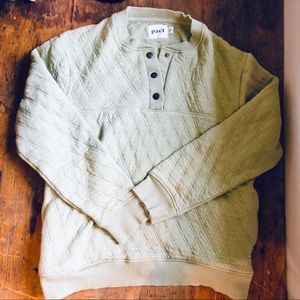 Pact Organic Quilted Snap Down in Sage